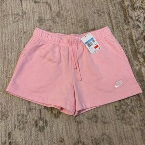 NWT Nike Women's Pink Cotton Shorts Medium